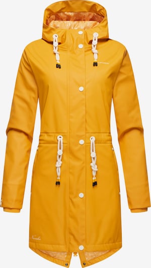 NAVAHOO Weatherproof jacket 'Flower of Ocean' in Yellow / White, Item view