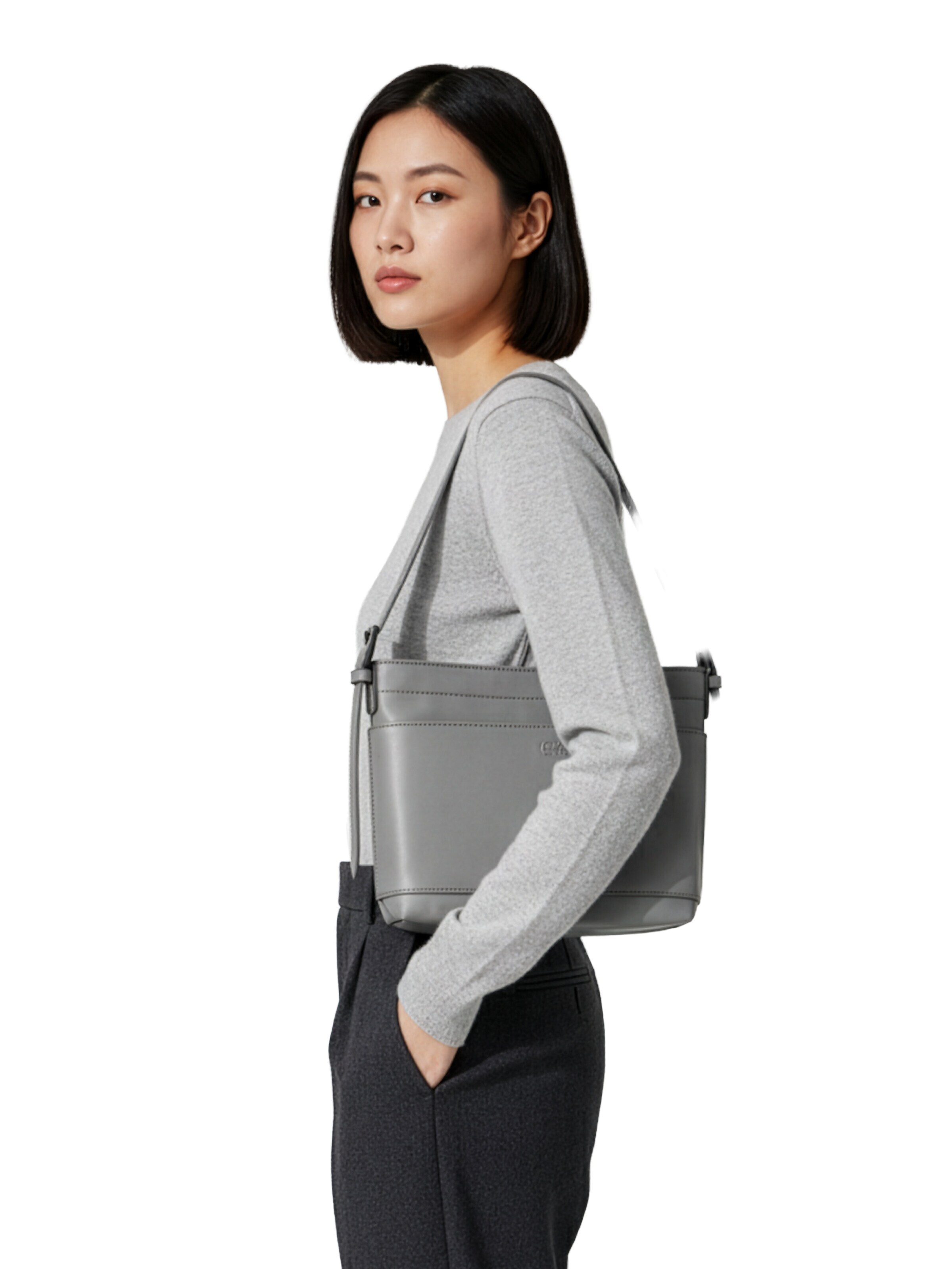 Sac bandoulière KIWEE en gris