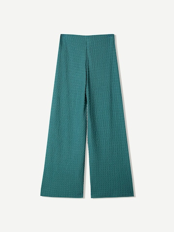 Bershka Wide leg Trousers in Green
