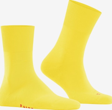 FALKE Socks 'Run' in Yellow: front