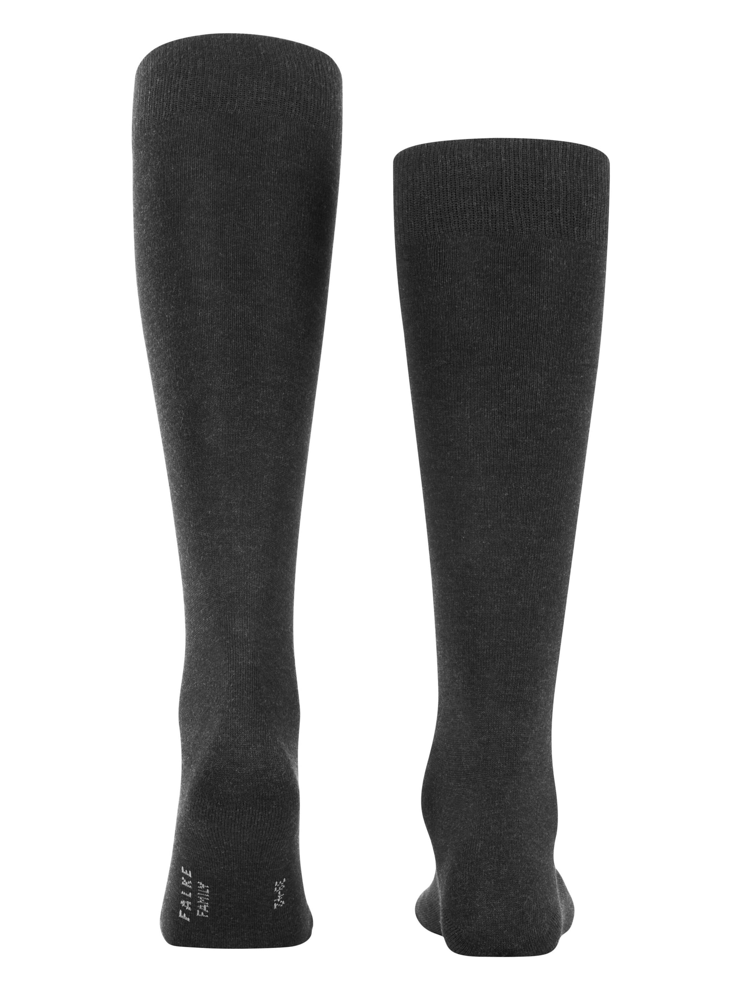 FALKE Knee High Socks 'Family' in Grey