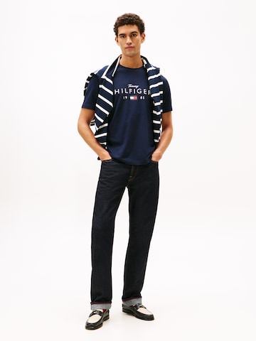TOMMY HILFIGER Shirt 'BRAND LOVE' in Blauw