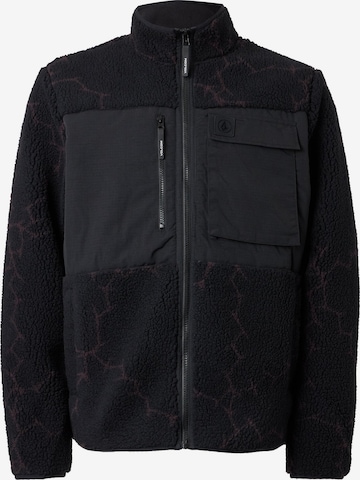 Volcom - Casaco de velo em preto: frente