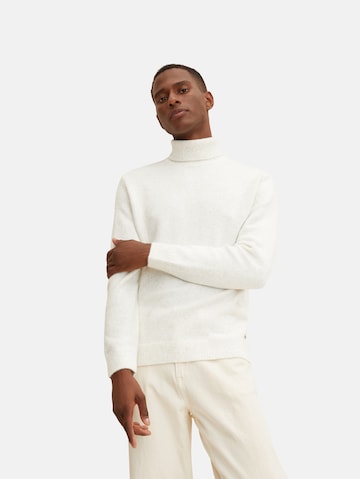 TOM TAILOR Sweater in White