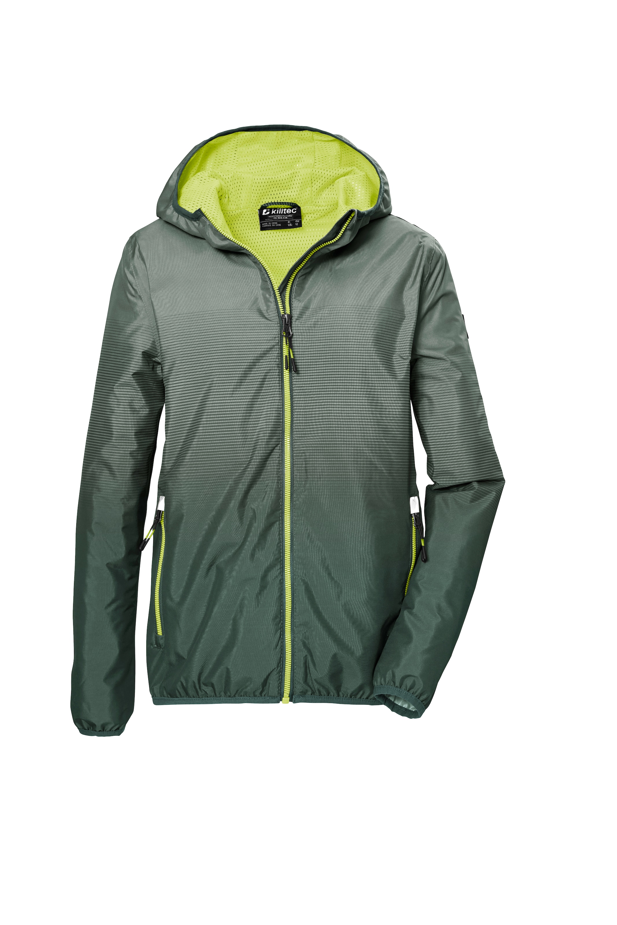 KILLTEC Outdoor jacket in Green: front