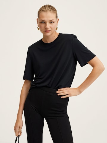 MANGO T-Shirt 'LURIN' in Schwarz: predná strana