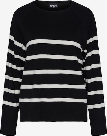 PIECES Pullover 'SIA' i sort: forside