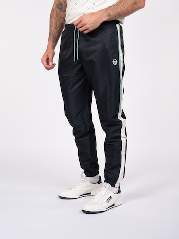 Sergio Tacchini Tapered Workout Pants 'SCOTLAND' in Black
