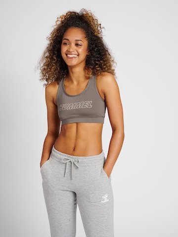 Hummel Bralette Sports Bra 'Tola' in Beige: front