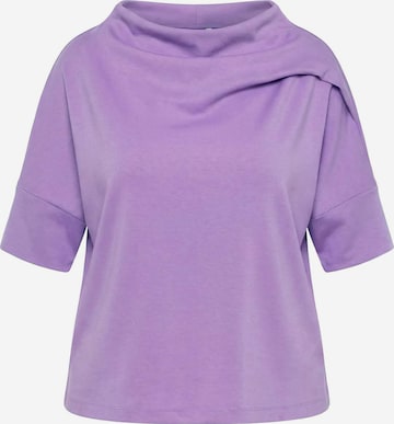 Ulla Popken Sweatshirt in Lila: Vorderseite