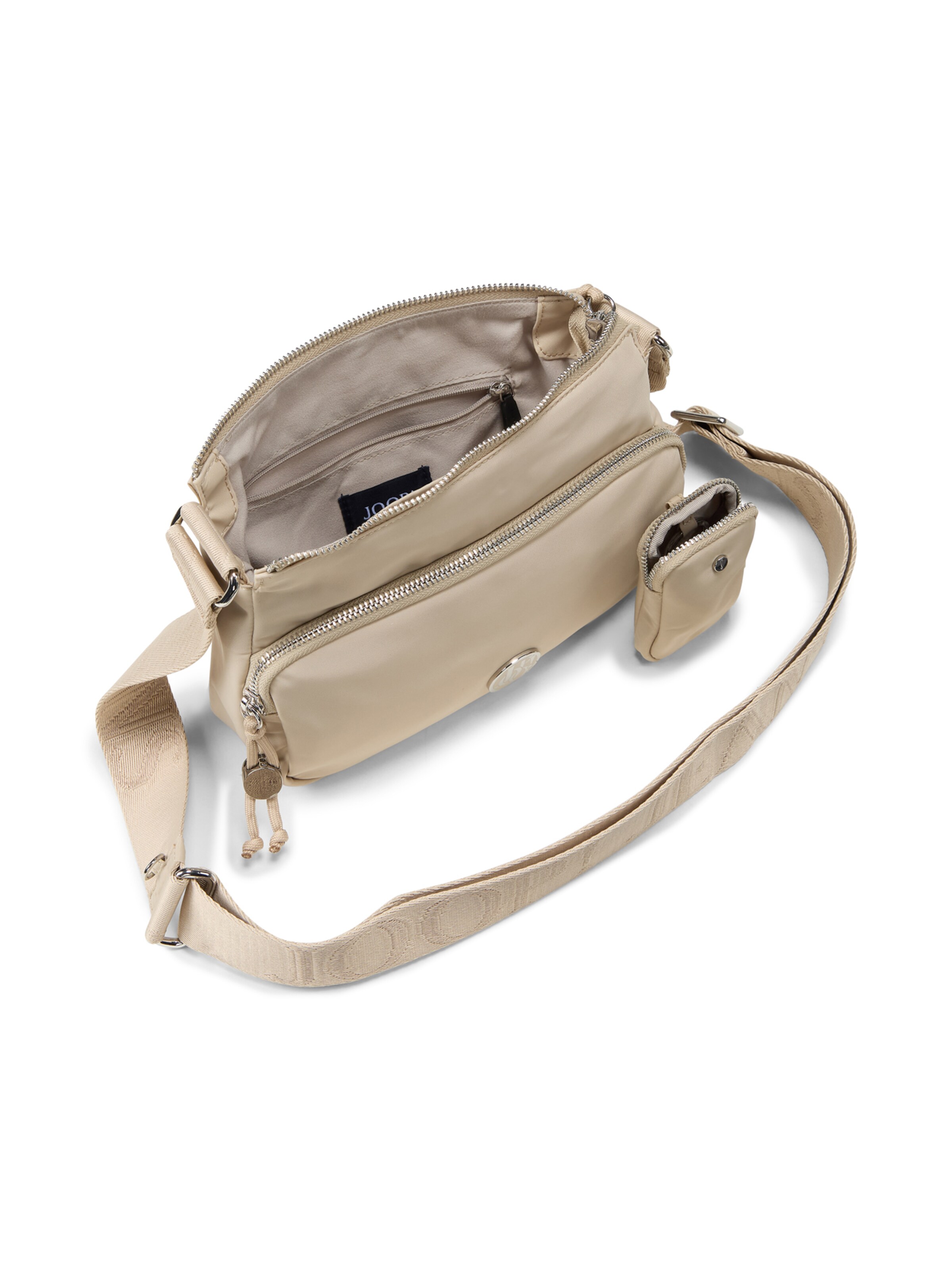 JOOP! Jeans - Mala de ombro 'Lietissimo Jasmina' em bege