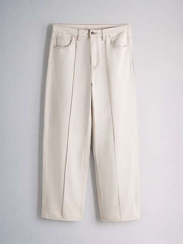 The Set Wide leg Jeans in Beige