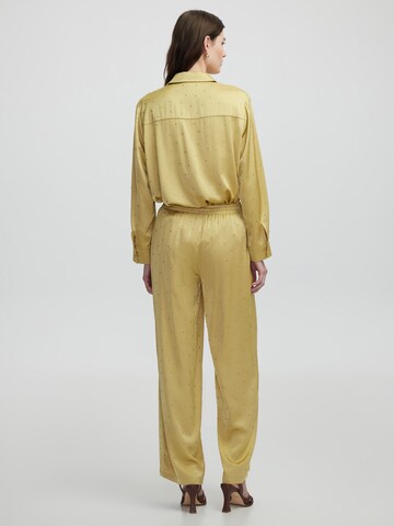 Wide Leg Pantalon Ipekyol en jaune