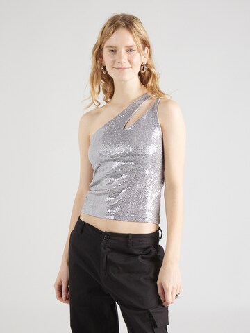 Envii Top 'PLUTO' in Silber: Vorderseite