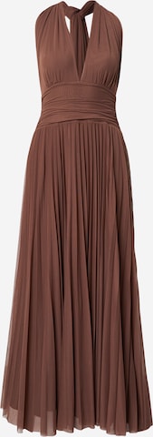 Abercrombie & FitchVečernja haljina 'GISELLE' - smeđa boja: prednji dio