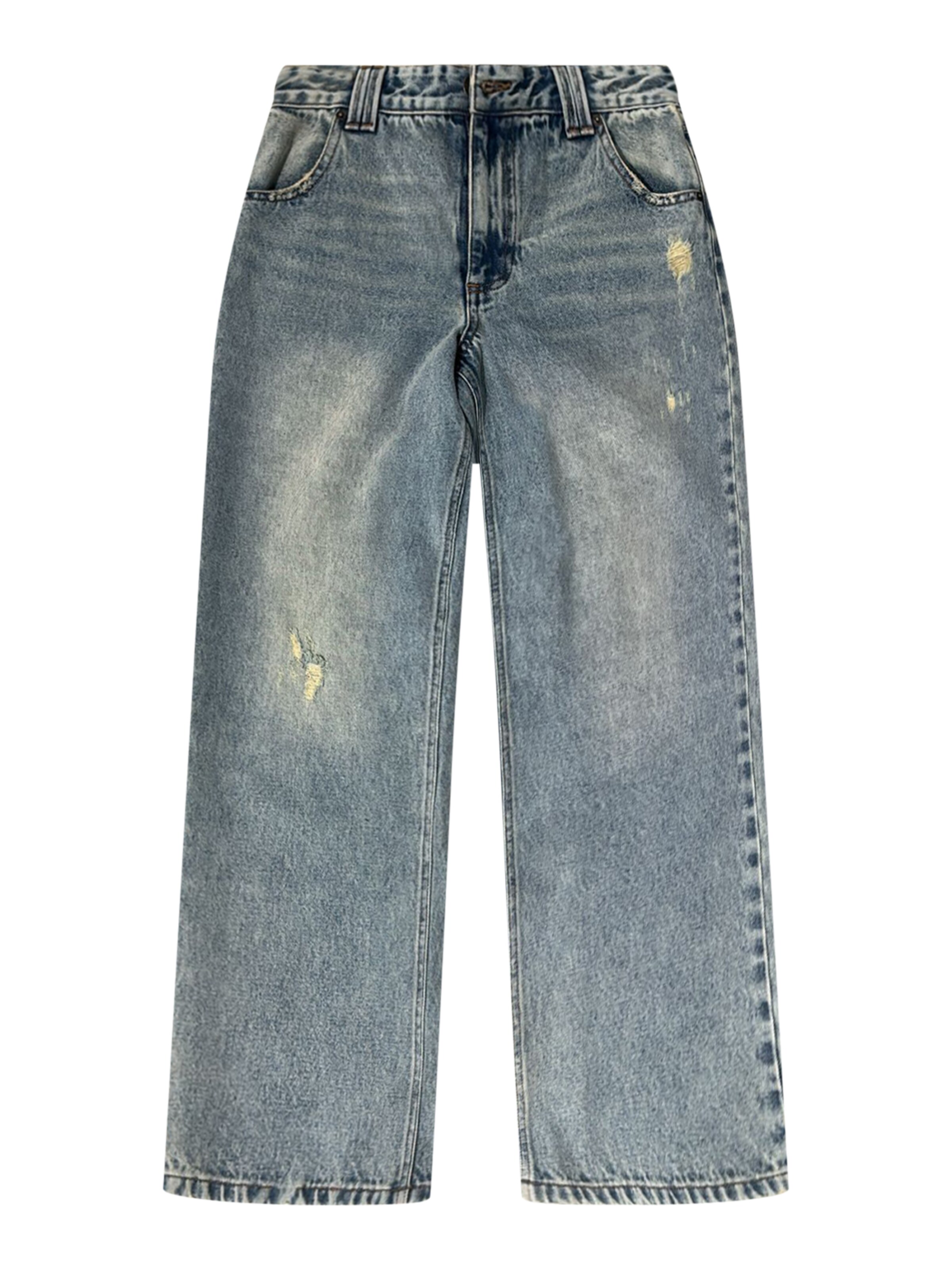Good For Nothing Loosefit Jeans in Blauw: voorkant