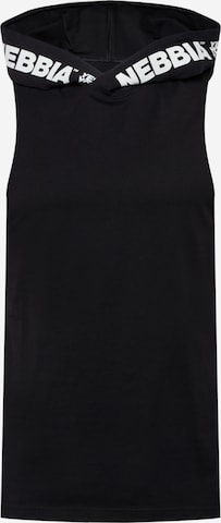 NEBBIATehnička sportska majica - crna boja: prednji dio