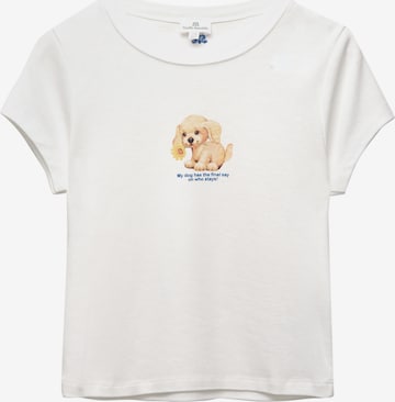 Pull&Bear Paita 'PACIFIC' värissä valkoinen: etupuoli