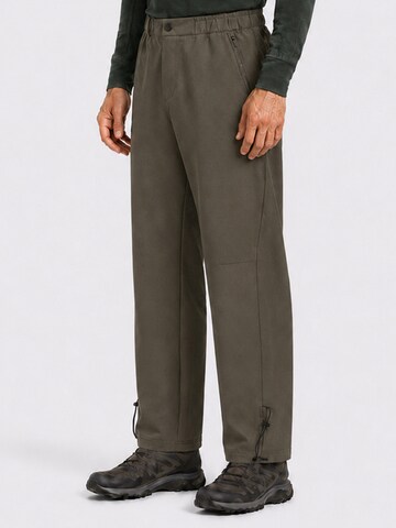 YOUTHUP - regular Pantalón de montaña 'SAUMREGULIERUNG' en verde