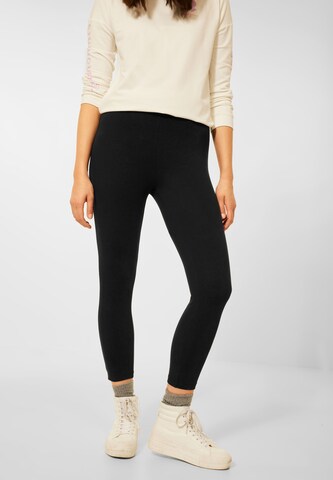 STREET ONE Skinny Leggings in Black: front