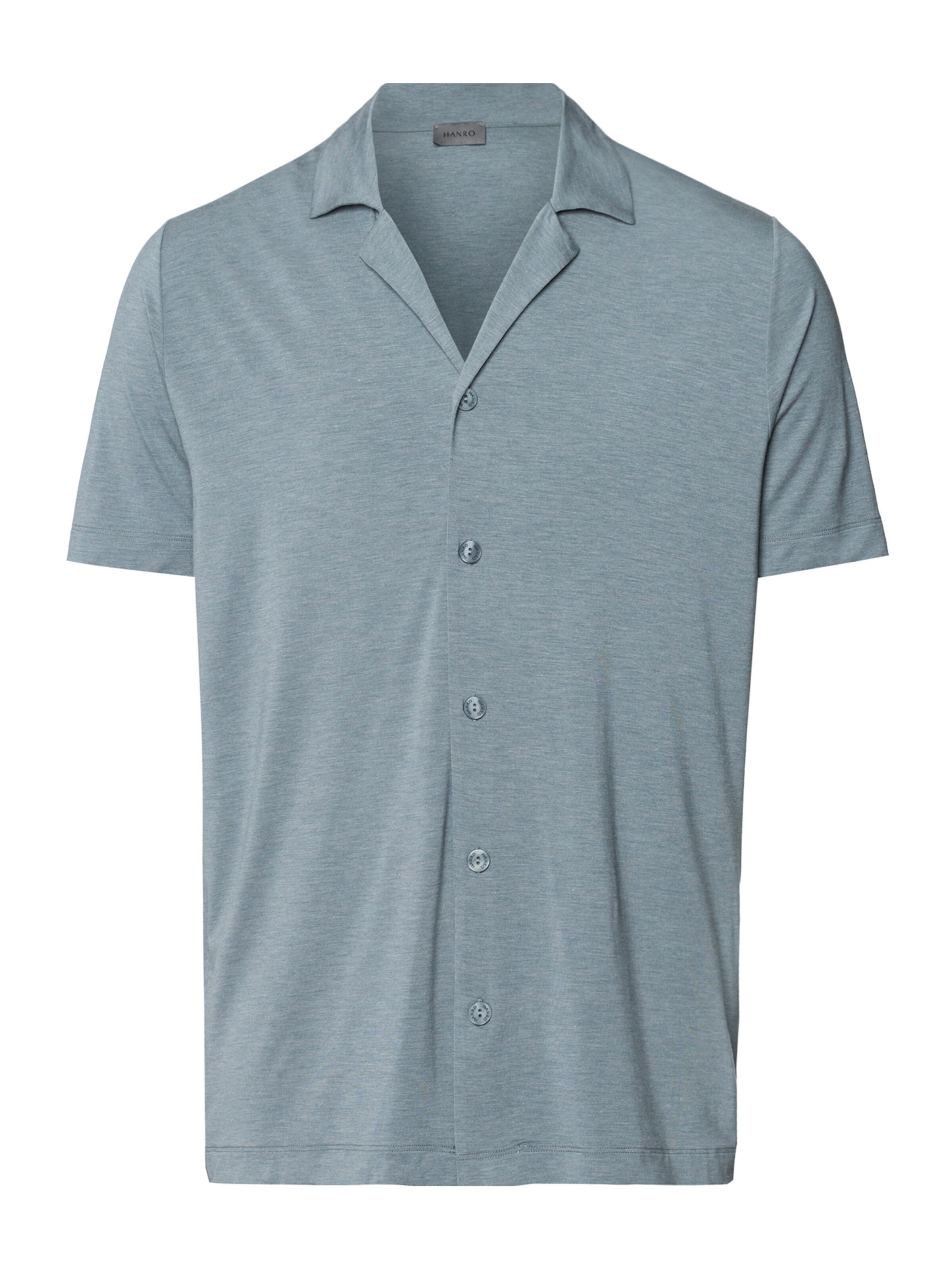 Hanro Shirt in Blauw: voorkant