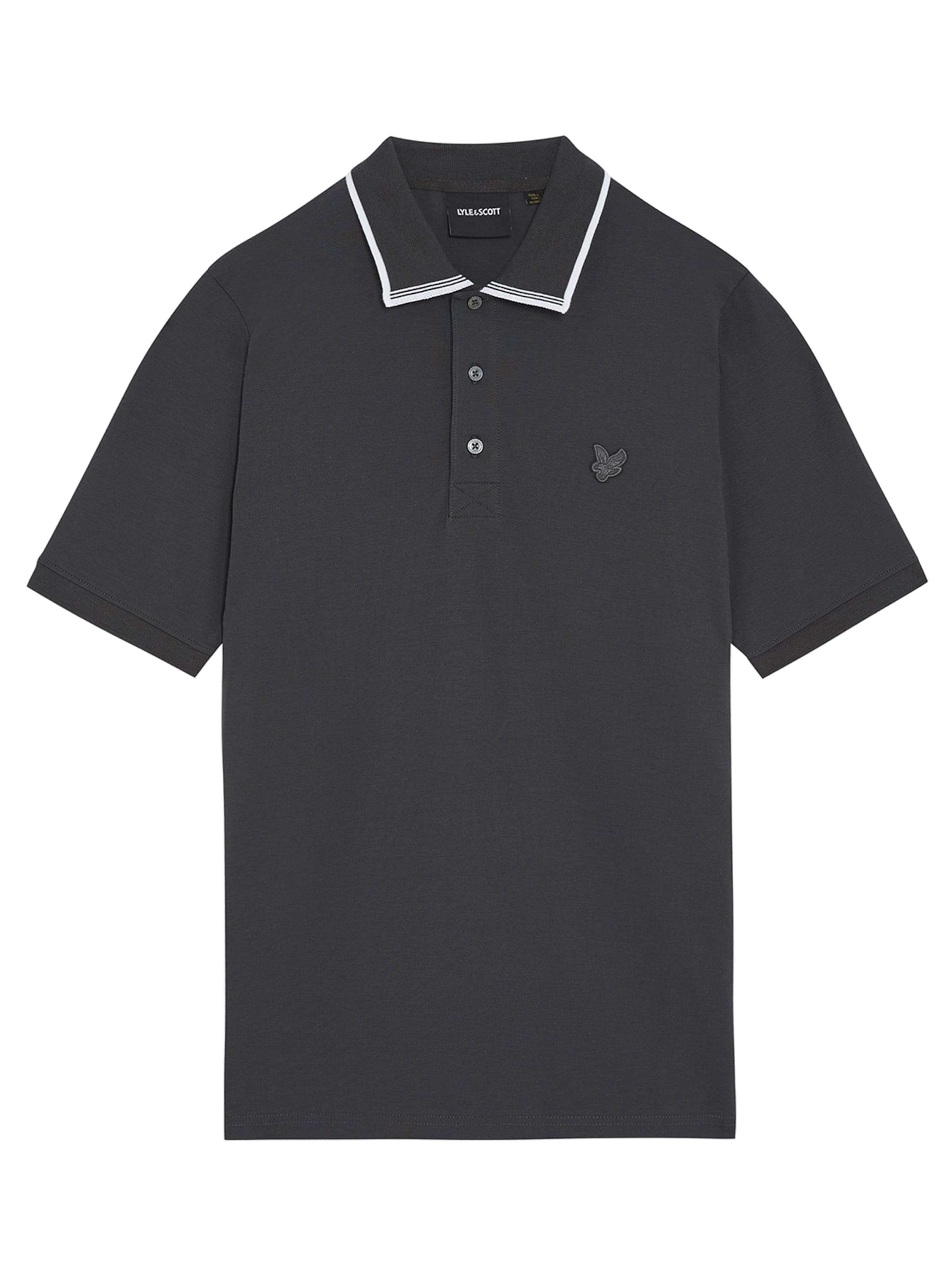 Lyle & Scott Shirt in de kleur Grafiet, Productweergave