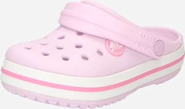 Calzatura aperta di Crocs in rosa: frontale