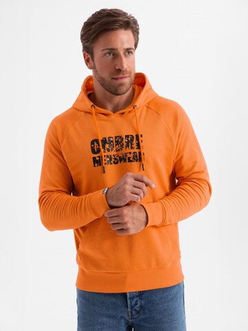 Ombre Sweatshirt in Oranje: voorkant
