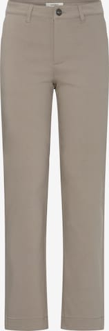 Oxmo Regular Pants ' OXKeily Straight Leg ' in Beige: front
