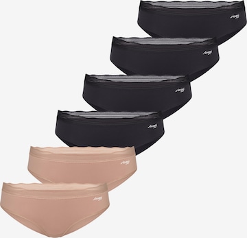 SLOGGI Panty 'Go Blush' in Schwarz: Vorderseite