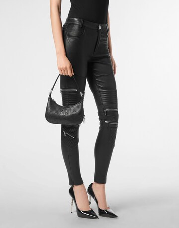 Philipp Plein - Mala de ombro em preto: frente