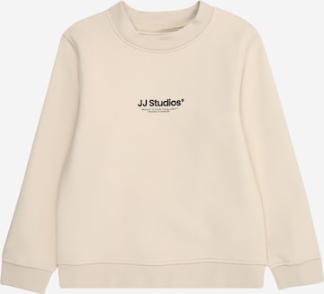 Sweat 'JJESOHO' Jack & Jones Junior en beige : devant