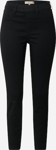 Soyaconcept Slimfit Farkkuleggingsit 'Nadira' värissä musta: etupuoli