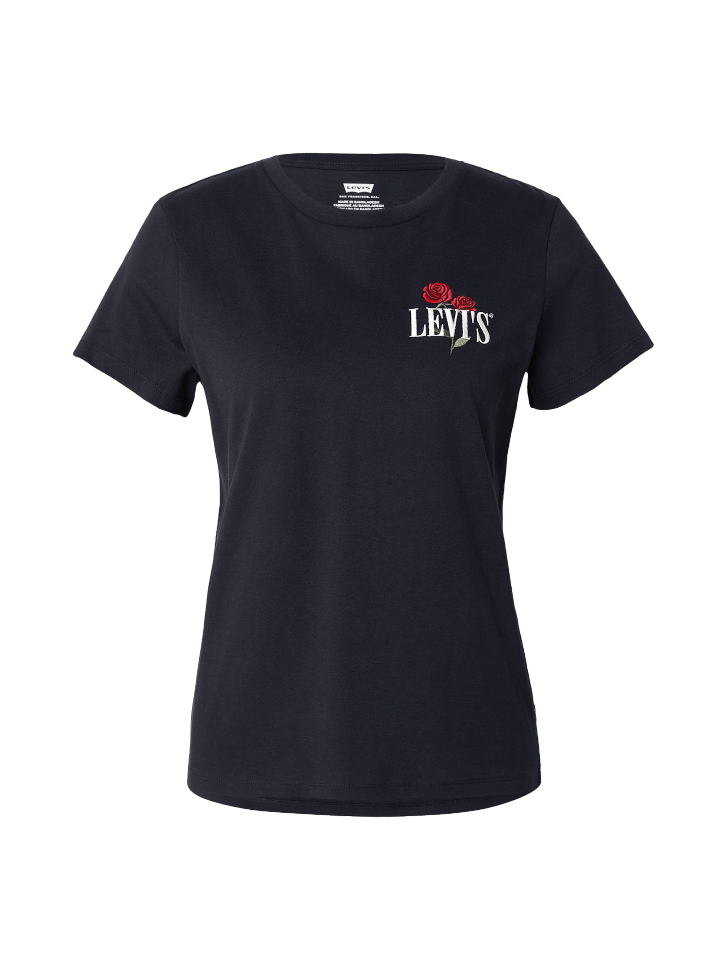 LEVI'S ® T-Shirt 'The Perfect' in Schwarz: Vorderseite