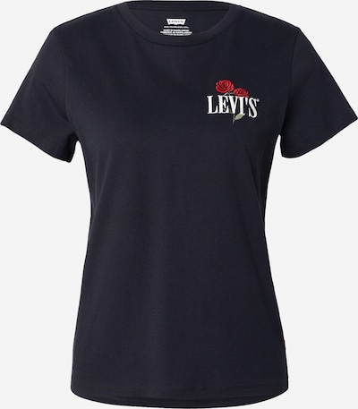 LEVI'S ® Paita 'The Perfect' koossa XS värissä khaki / kirkaanpunainen / musta / valkoinen, Tuotenäkymä