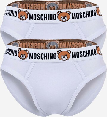 Slip MOSCHINO en blanc : devant