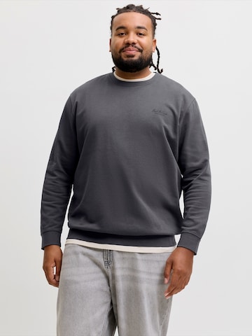 Jack & Jones Plus Tréning póló 'JJEARCHIVE' - szürke: elől