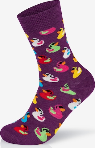 Happy Socks Socken '3-Pack Rubber Duck' in Blau