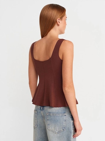 Dilvin Blouse in Brown