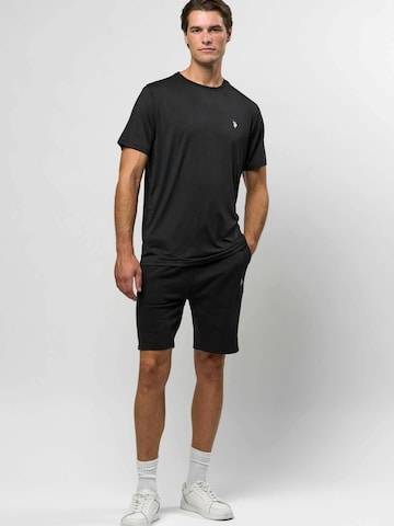 U.S. POLO ASSN. Regular Fit T-shirt ' Nick ' in Schwarz
