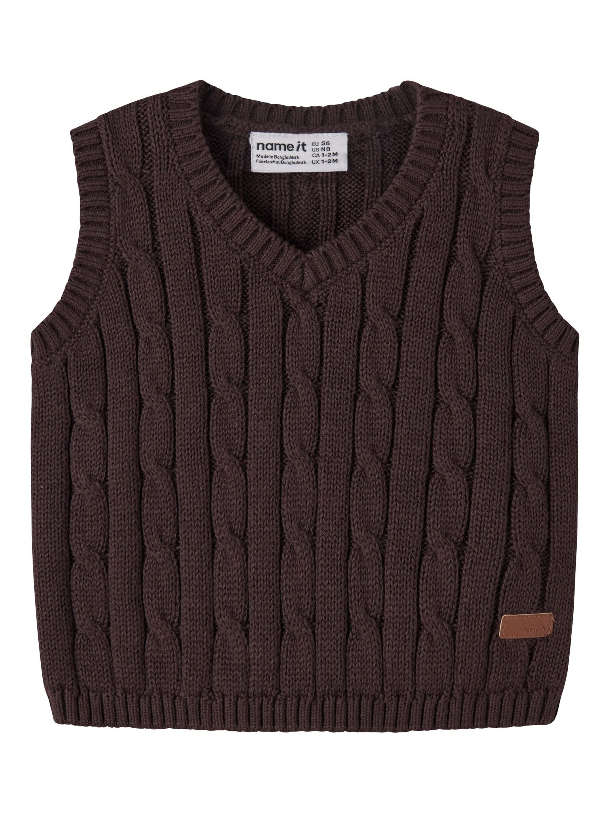 Pullover di NAME IT in marrone: frontale