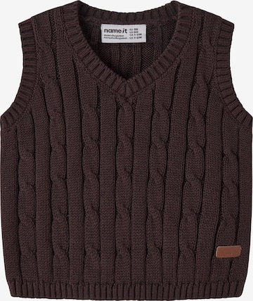 NAME IT - Jersey en marrón: frente