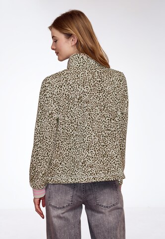 Street One Studio Zip-Up Hoodie in Beige