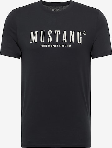 MUSTANG - Camiseta 'STYLE AUSTIN' en negro: frente