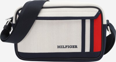 TOMMY HILFIGER Чанта с презрамки в кремаво / нейви синьо / червено, Преглед на продукта