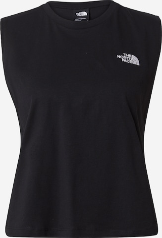 THE NORTH FACE - Top em preto: frente