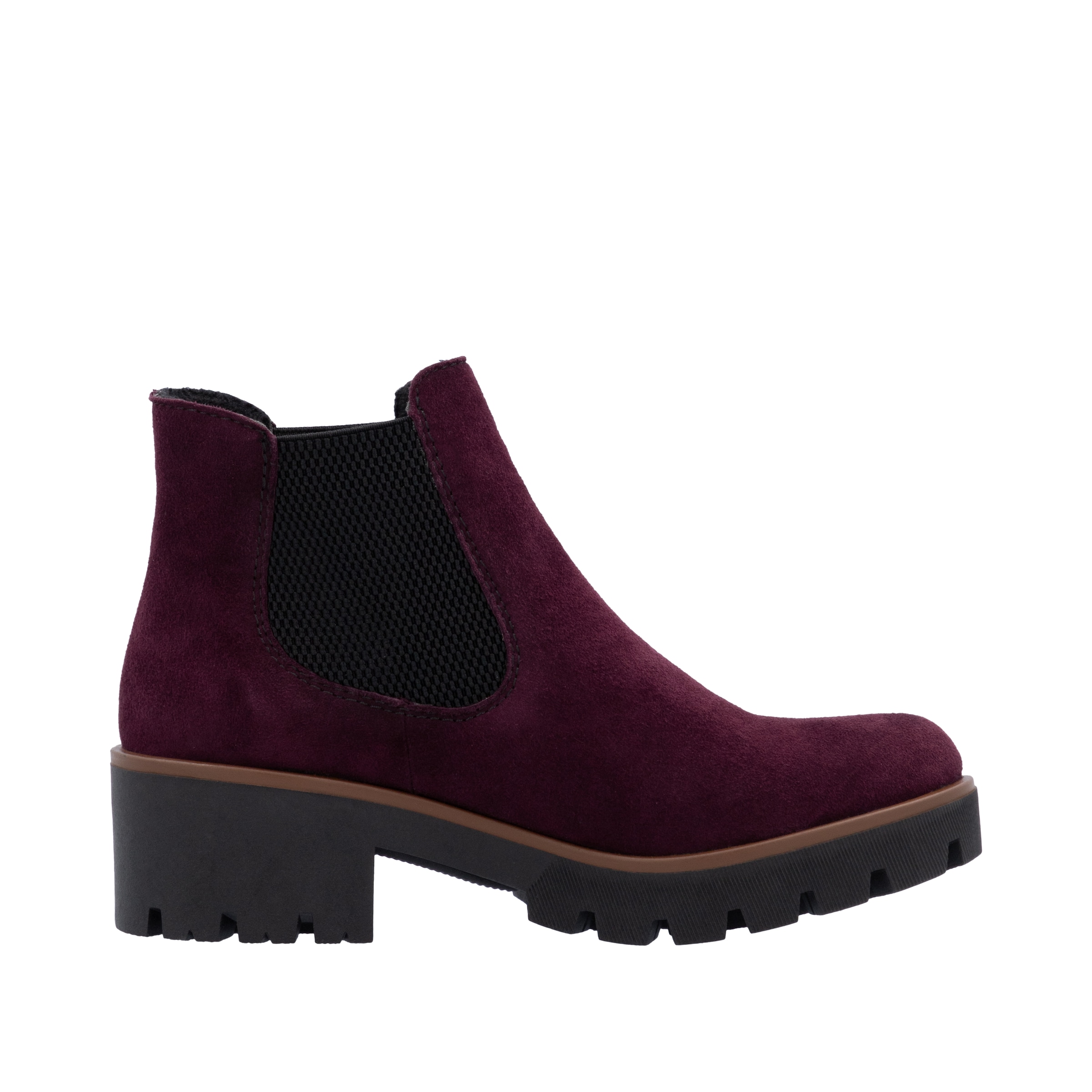Chelsea Boots Rieker en rouge