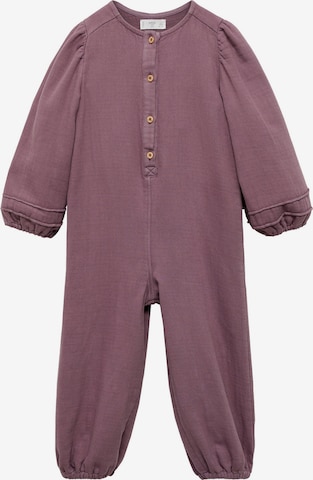 MANGO KIDS Overall 'Monkey' värissä lila: etupuoli