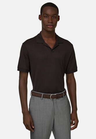 Boggi Milano Shirt in Bruin: voorkant