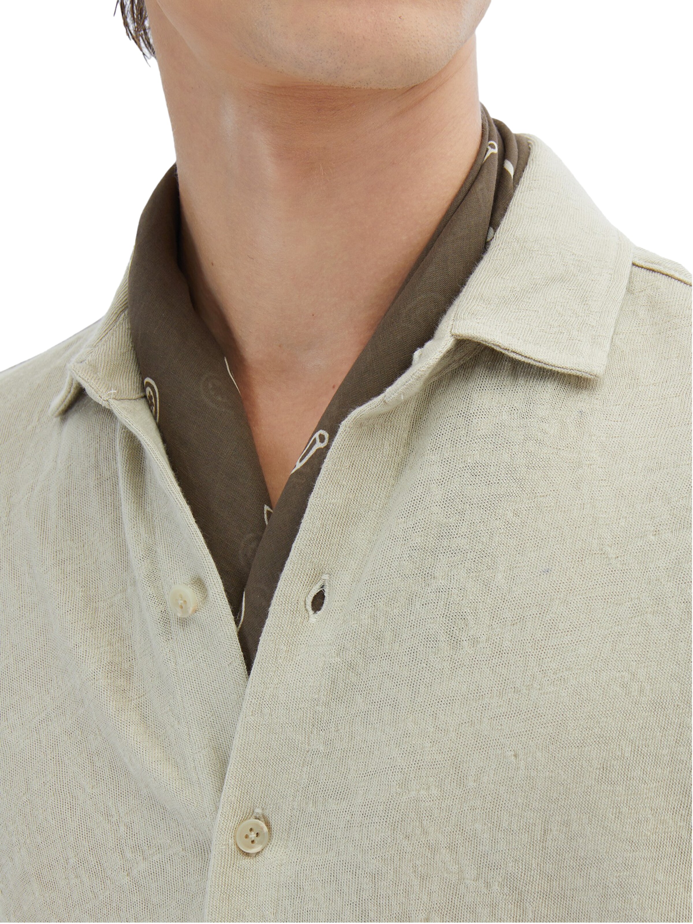 KİP Regular Fit Hemd in Beige